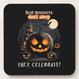 Halloween svart pumpa underlägg