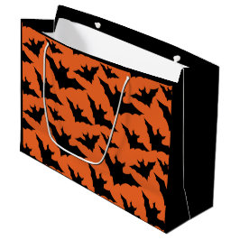 Halloween svarta fladdermöss orange cool kuslig mö