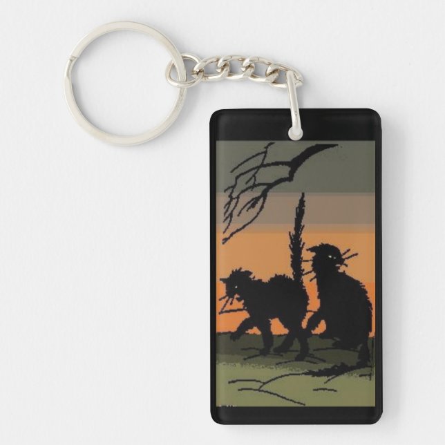 Halloween Svarta katter - (Framsidan)