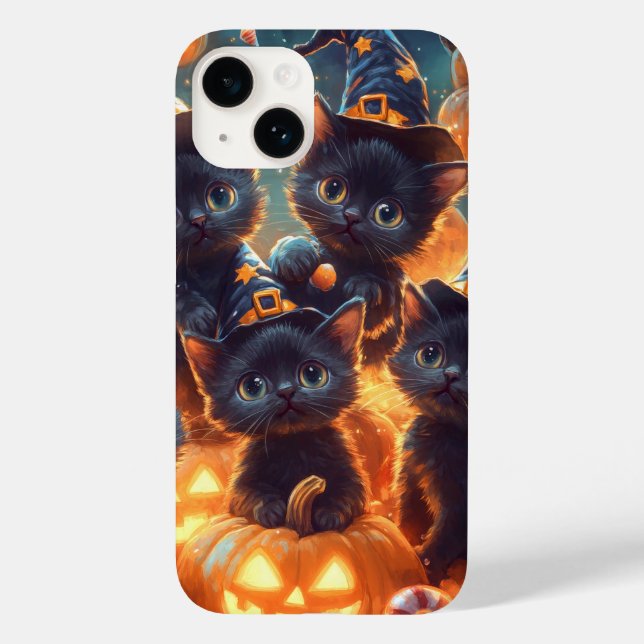 Halloween Svarta Katter (Baksida)