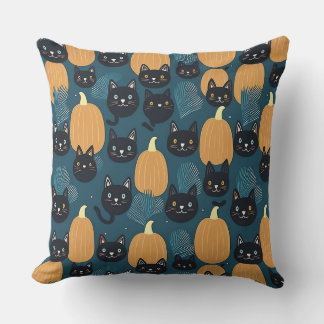 Halloween Svarta katter Kudde