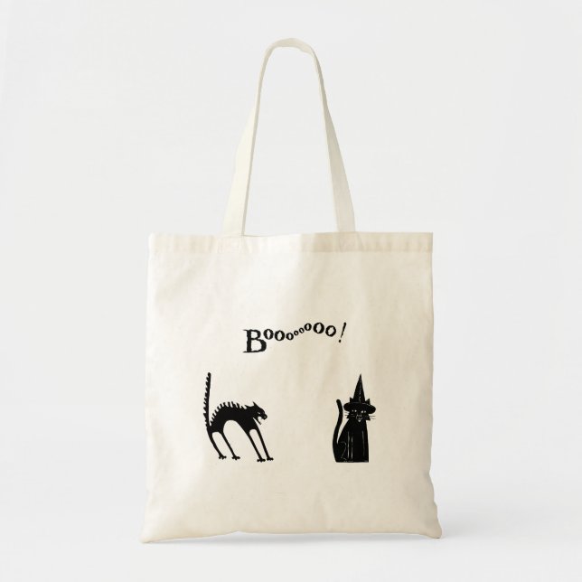 Halloween Svarta katter Tygkasse (Framsidan)