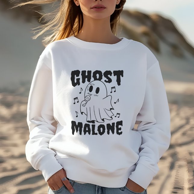 Halloween Sweatshirt Ghost Malone Cute Funny Gift T Shirt (Skapare uppladdad)