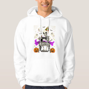 Halloween Sy Skelett Spöklik Ghost Pumpa Sy Hoodie