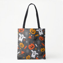 Halloween-symboler mönster