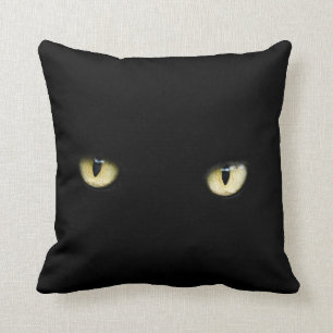 Halloween synar den svart katten dekorativ kudde