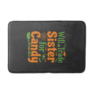 Halloween syster godis handel design_1 badrumsmatta