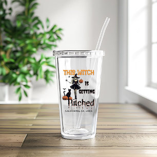 Halloween Systerbrud Denna Häxa Blir Gift Take Away Mugg