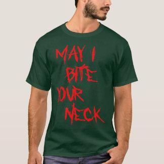 Halloween T May i Bita Din Nacke Shirt