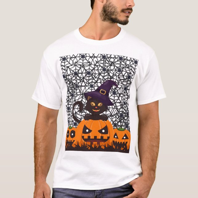 Halloween! 🎃 👻 t shirt (Framsida)