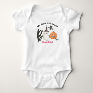 Halloween T-shirt-Boo-Spooky-First Halloween T Shirt