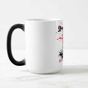 Halloween T-shirt-design Magisk Mugg
