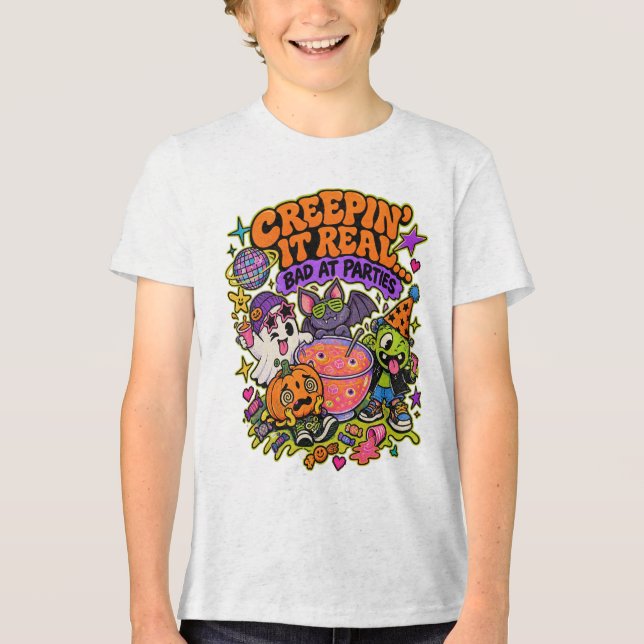Halloween T-shirt för barn (Framsida)