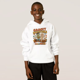 Halloween T-shirt för barn, Groovy Monsters Hoodie
