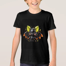 Halloween T-shirt för barn med kristallfladdermus