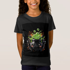 Halloween T-Shirt för barn med kristallkittel