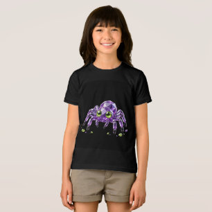 Halloween T-shirt för barn med kristallspindel
