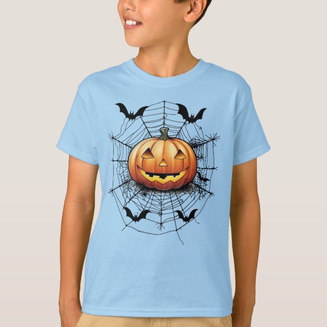 Halloween T-Shirt för flickor och pojkar (Framsida)
