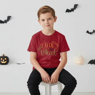 Halloween T-Shirt för Kids - Bus eller Godis