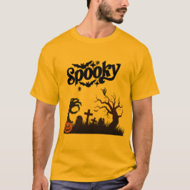 Halloween T-Shirt for Men – Ghost & Scary design