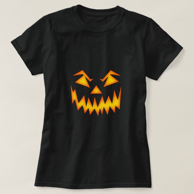 Halloween T-Shirt, kvinnors halloween-skjorta, Jac T Shirt (Design framsida)
