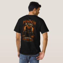 Halloween T-shirt med Pumpakungen Skräckinjagande