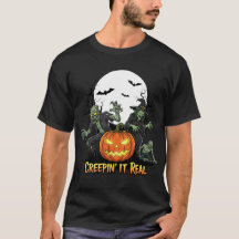 Halloween T-shirt med rolig skrämmande natt