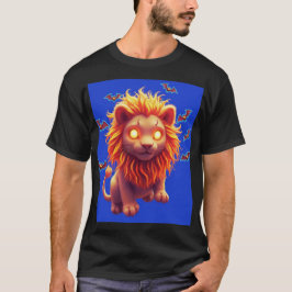 Halloween T-Shirt med spökande lejon för dem som ä