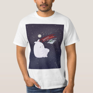 Halloween T-Shirt med spökutomjordingabduktion