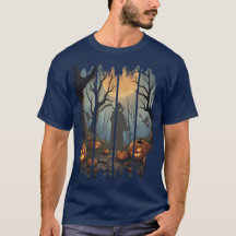 Halloween T-Shirt – Scen med Döden