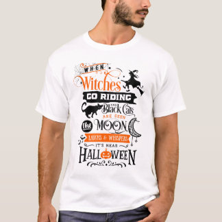 Halloween t-shirt, Witch Broom Halloween t-t-shirt T Shirt