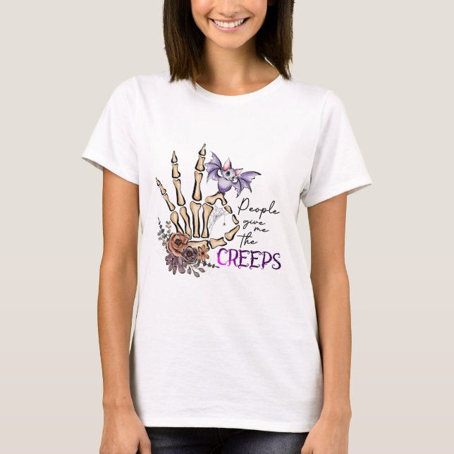 Halloween T-Shrits-design: Halloween T-Shrits T Shirt (Framsida)