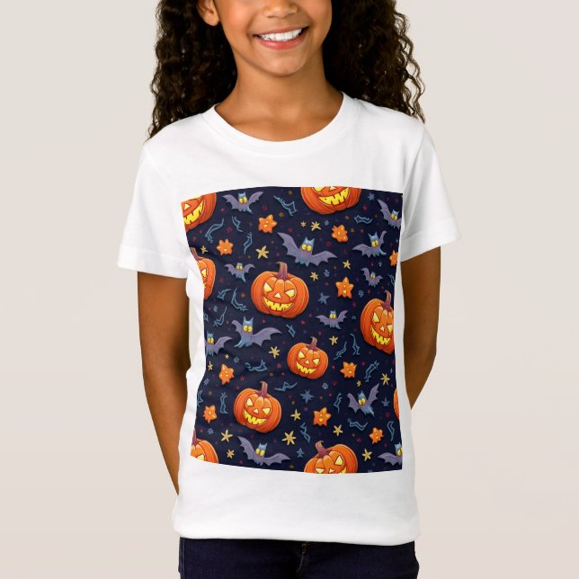 halloween t-skjorta t shirt (Framsida)