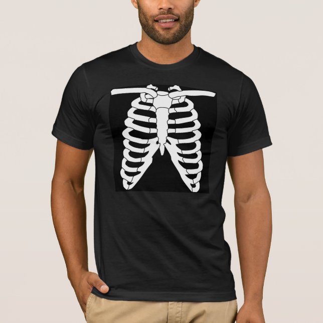 Halloween T-tröjor, Rib-bur T Shirt (Framsida)