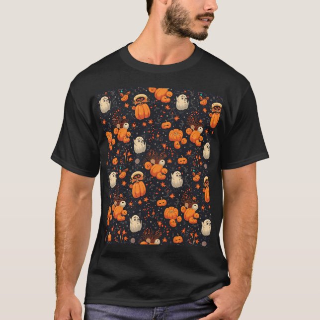 Halloween t-tröjor t shirt (Framsida)