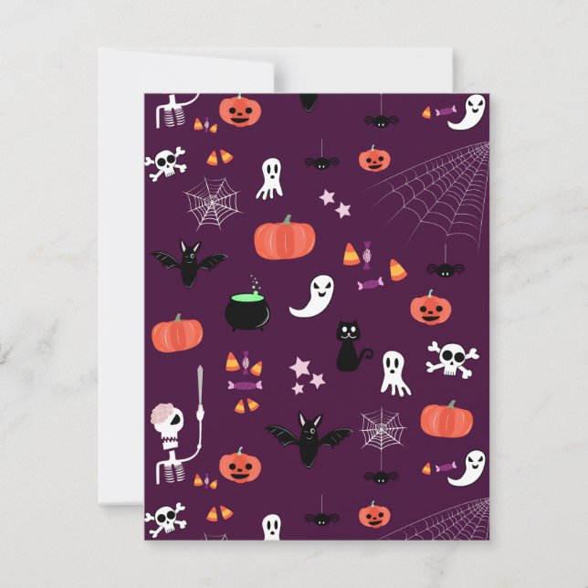 Halloween Tack Kort (Framsida)