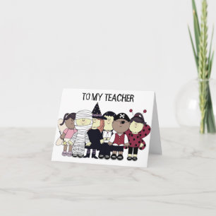 ***HALLOWEEN TACK TEACHER** HALLOWEEN-KORT KORT