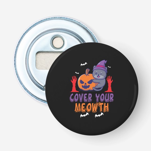 Halloween täcker din minnesdag flasköppnare (Framsidan)