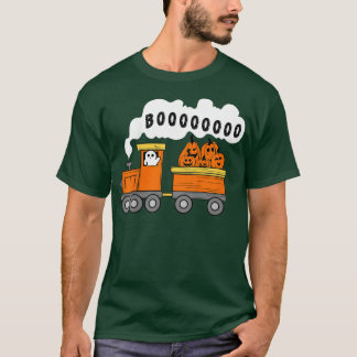 Halloween Tåg Boo Funny Ghost Pumpkin ToddlerBoy T Shirt