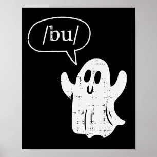Halloween Tal Therapy Ghost Bu Boo Slp Costume Poster