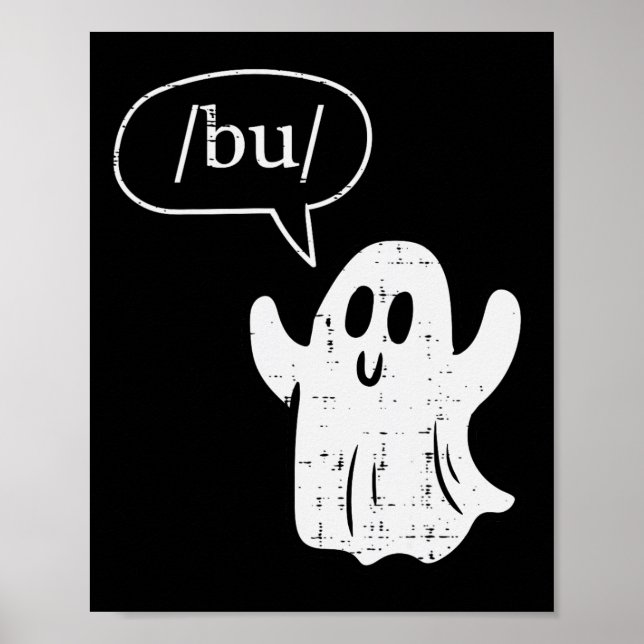 Halloween Tal Therapy Ghost Bu Boo Slp Costume Poster (Framsidan)