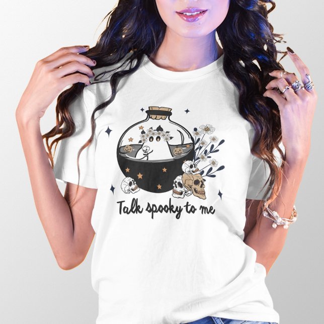 HALLOWEEN TALADE MED MIG I EN POST T SHIRT (Skapare uppladdad)