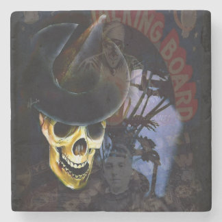 Halloween Talar Bräde Skelett Coaster Stenunderlägg