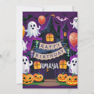 Halloween-talesman först en inbjudan