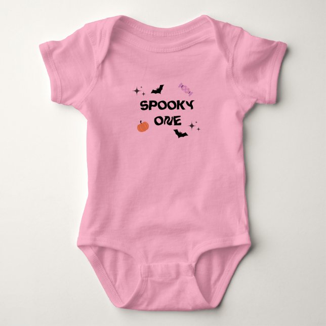 Halloween-taloky Ett födelsedag Baby Bodydräkt T Shirt (Framsida)