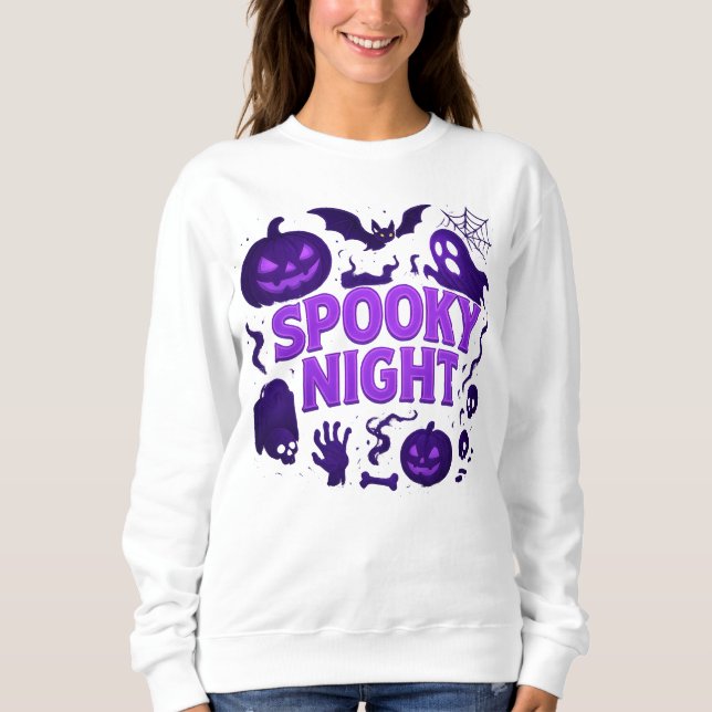 Halloween-taloky Nattens unika kläder Unisex T Shirt (Framsida)