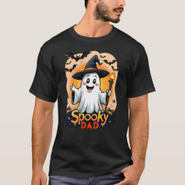 Halloween-taloky Pappa Ghost med Anpassadet Hat T Shirt