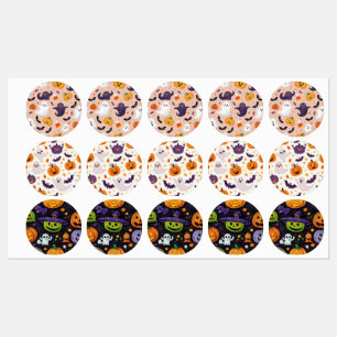 Halloween-taloky Stickers - Roligt och festliga ti