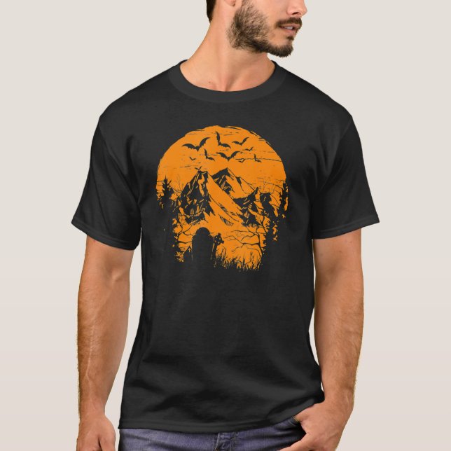 Halloween-talokyberget av skräckvälde Grav B T Shirt (Framsida)