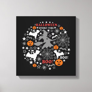 Halloween-talokytid Canvastryck